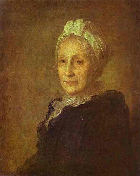 Fyodor Rokotov Portrait of Anna Yuryevna Kvashnina-Samarina France oil painting art